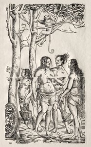 Sürü ile Hottentots by Hans Burgkmair
