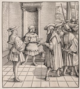 Bir Küçük Adamın Bir Diğerine Kötü Öğütleri by Hans Burgkmair