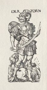 Yedi Kötülük: Gazap. by Hans Burgkmair