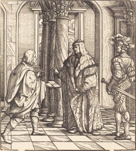 Beyaz Kralın Evliliği İle İlgili Bir Mesaj by Hans Burgkmair I