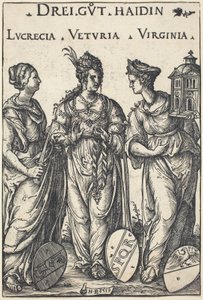 Lucretia, Veturia ve Virginia