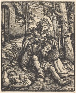 Samson ve Delilah by Hans Burgkmair I