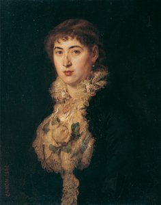 Maria Freifrau von Zehmen, doğdu Fröhlich von Feldau by Hans Canon