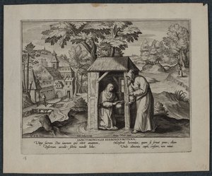 Kutsal Jerome by Hans Collaert