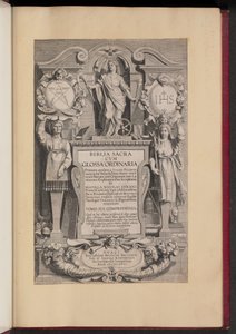 Kutsal İncil Cvm Olağan Sözlüğü için Başlık Sayfası by Hans Collaert the Younger after Sir Peter Paul Rubens
