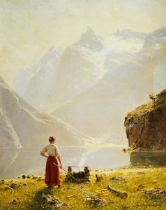 Norveç Fiyordunda Bir Yaz Günü