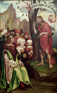 St. John the Baptist Preaching Before Herod, from the Triptych of St. John, 1514 (tempera on panel)
