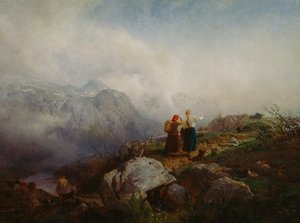 Dağ Manzarası by Hans Gude