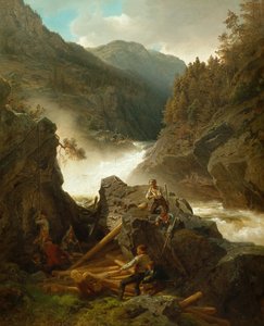 Rukkedals nehri, Hallingdal'da Nes