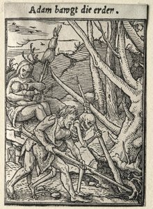 Ölüm Dansı: Adam Toprağı Sürerken by Hans Holbein