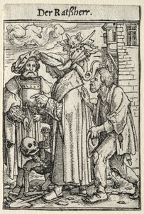 Ölüm Dansı: Konsey Üyesi by Hans Holbein