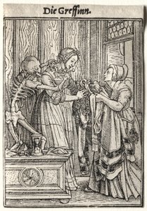 Ölüm Dansı: Kontes. by Hans Holbein