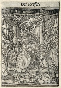 Ölüm Dansı: İmparator. by Hans Holbein