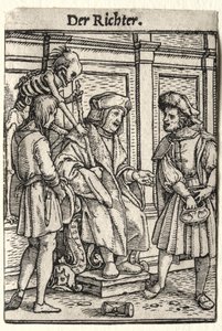Ölüm Dansı: Yargıç by Hans Holbein