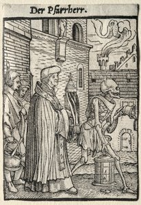 Ölüm Dansı: Papaz by Hans Holbein