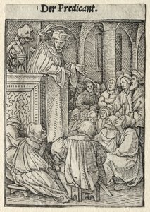 Ölüm Dansı: Vaiz by Hans Holbein