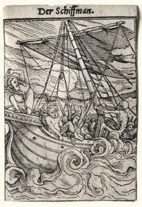Ölüm Dansı: Denizci, c. 1526. by Hans Holbein