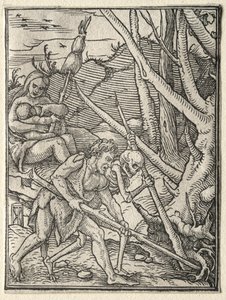 Ölümün Dansı: Adem Dünyayı Sürerken by Hans Holbein