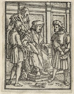 Ölümün Dansı: Yargıç by Hans Holbein