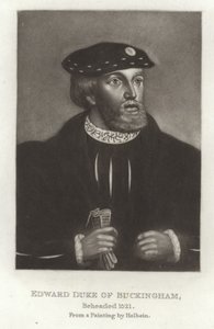 Buckingham Edward Dükü by Hans Holbein der Jüngere