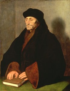 Erasmus of Rotterdam, 1523  by Hans Holbein der Jüngere