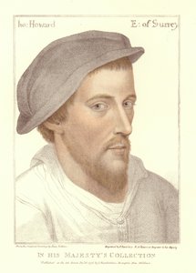 Henry Howard, Surrey Kontu (aquatint) by Hans Holbein der Jüngere