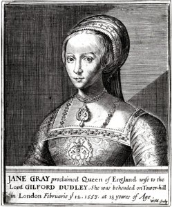 Jane Gray, William Marshall tarafından oyulmuş, 1648 by Hans Holbein der Jüngere