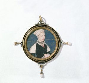 Eskiden Bayan Robert Pemberton olarak bilinen Jane Small, 1540 c. by Hans Holbein der Jüngere