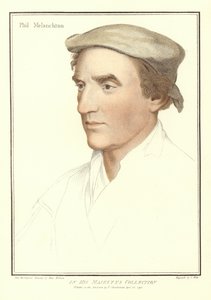 Philipp Melanchthon (aquatint) by Hans Holbein der Jüngere