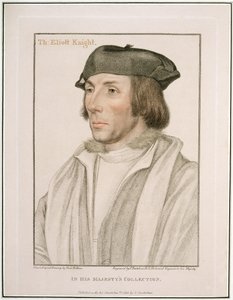 Sir Thomas Elyot (c.1490-1546) Francesco Bartolozzi (1727-1815) tarafından oyulmuş 1794 by Hans Holbein der Jüngere