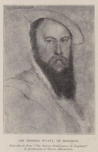 Sör Thomas Wyatt by Hans Holbein der Jüngere