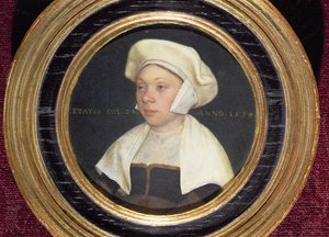 Kral Henry VIII, 1534 (72441) mahkemesinde bir devlet adamının karısı by Hans Holbein der Jüngere