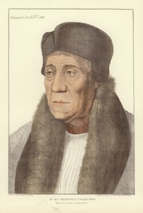 William Warham, Canterbury Başpiskoposu (aquatint) by Hans Holbein der Jüngere