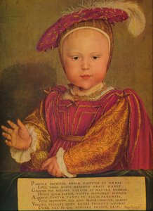 Edward VI, Galler Prensi olarak, c1538 by Hans Holbein der Jüngere