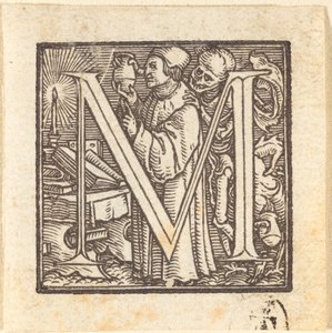M harfi by Hans Holbein der Jüngere