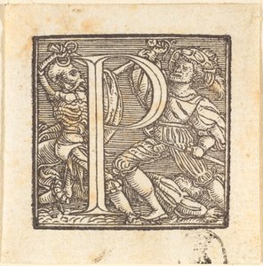 P harfi by Hans Holbein der Jüngere