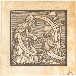 Q harfi by Hans Holbein der Jüngere