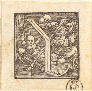 Y harfi by Hans Holbein der Jüngere