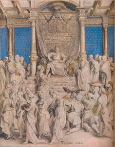 Süleyman ve Saba Kraliçesi, c1534 by Hans Holbein der Jüngere