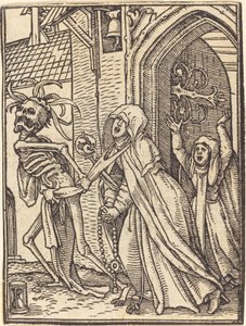 başrahibe by Hans Holbein der Jüngere