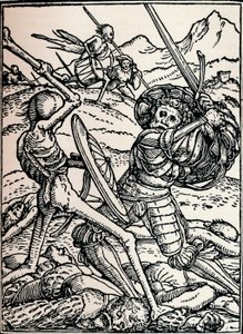 Şövalye ve Ölüm, 1538, 1917 by Hans Holbein der Jüngere