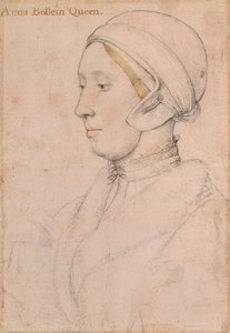 Meçhul Leydi Anne Boleyn, 1536 by Hans Holbein der Jüngere