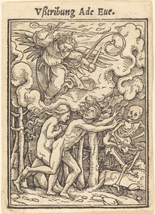 Vßtribung Ade Eue. by Hans Holbein der Jüngere