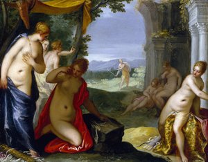 Diana ve Actaeon, c.1596-1606 (bakır üzerine yağ)