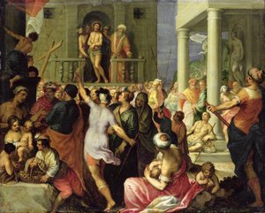 Ecce Homo. Pilatus, Kalabalığa Kırbaçlanan İsa