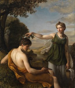 Chloe, Cool tarafından, Hans Jakob (1782-1868). Tuval üzerine yağlıboya by Hans Jakob Oeri