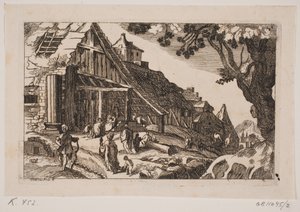 Kutsal Aile ve Kutsal Üç Kral ile Manzara by Hans Jørgen Kirksteen