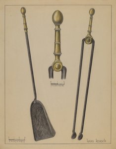 Ateş Maşası ve Kürek by Hans Korsch