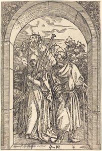Mater Dolorosa ve Aziz Joseph by Hans Leonard Schaufelein