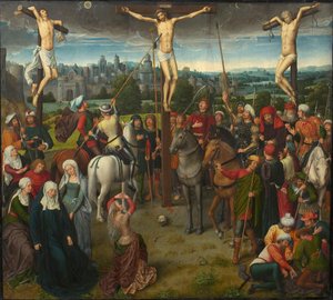 Calvary Triptik, orta panel, 1480